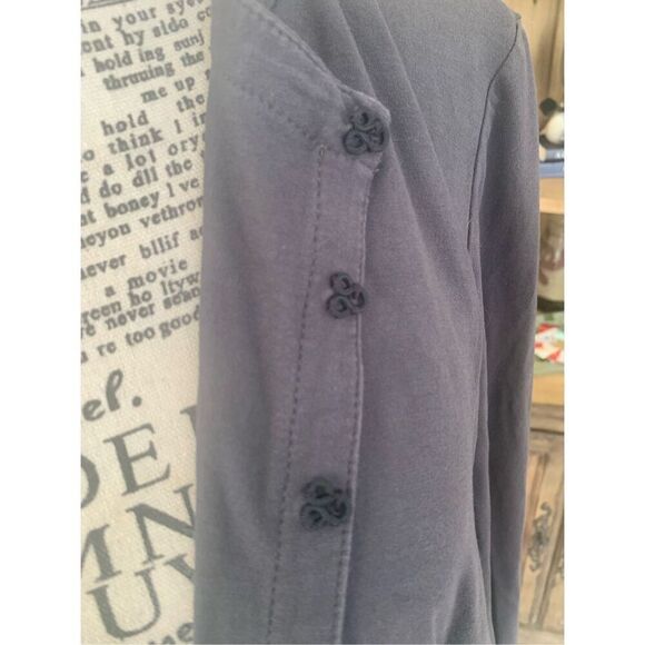 J. Jill Wearever Cardigan Sweater Gray - Picture 3 of 9